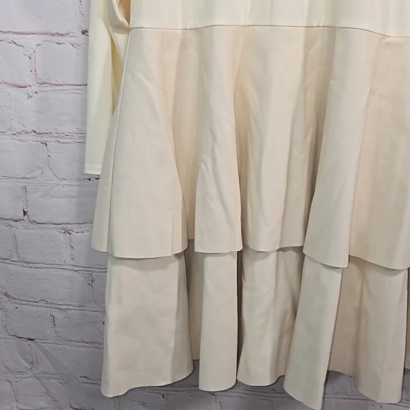 GooGoo Bar III Ruffled Two Tiered Mini Dress Sugar Cream Womens Size 2x NWT - Picture 6 of 16